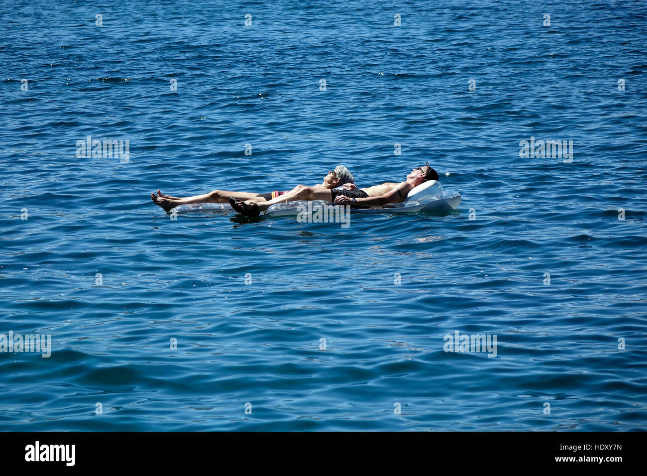 Lake Chelan floating Stock Photo
