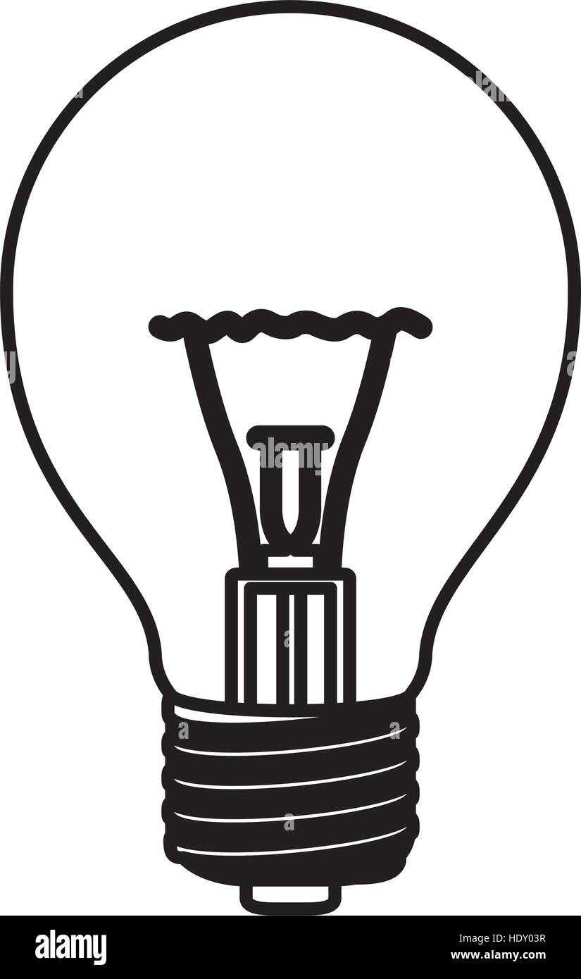 Isolated light bulb design Stock Vector Image & Art - Alamy