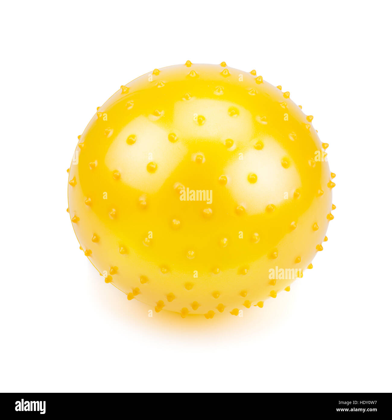 yellow ball isolated on white background Stock Photo Alamy