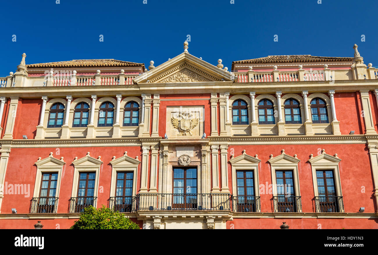Palace of the Real Audiencia de los Grados in Seville, Spain. Stock Photo