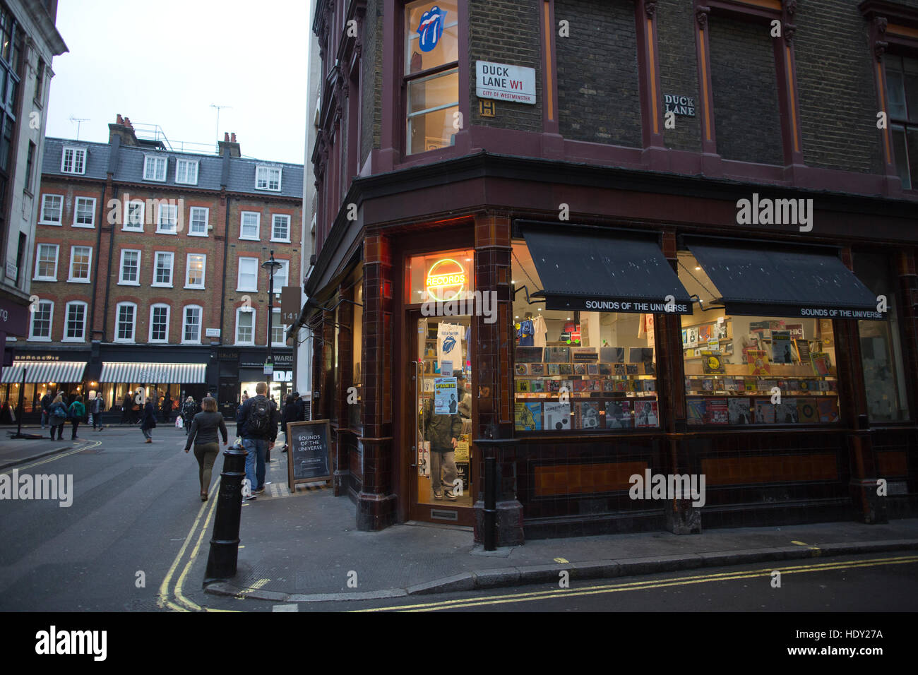 'Sounds of The Universe', Vinyl Record Stores, Broadwick Street, Soho