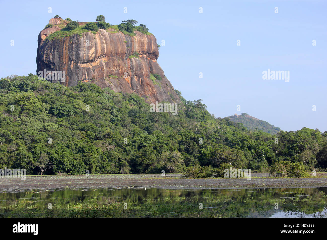 Lion Rock Sri Lanka Stock Photo