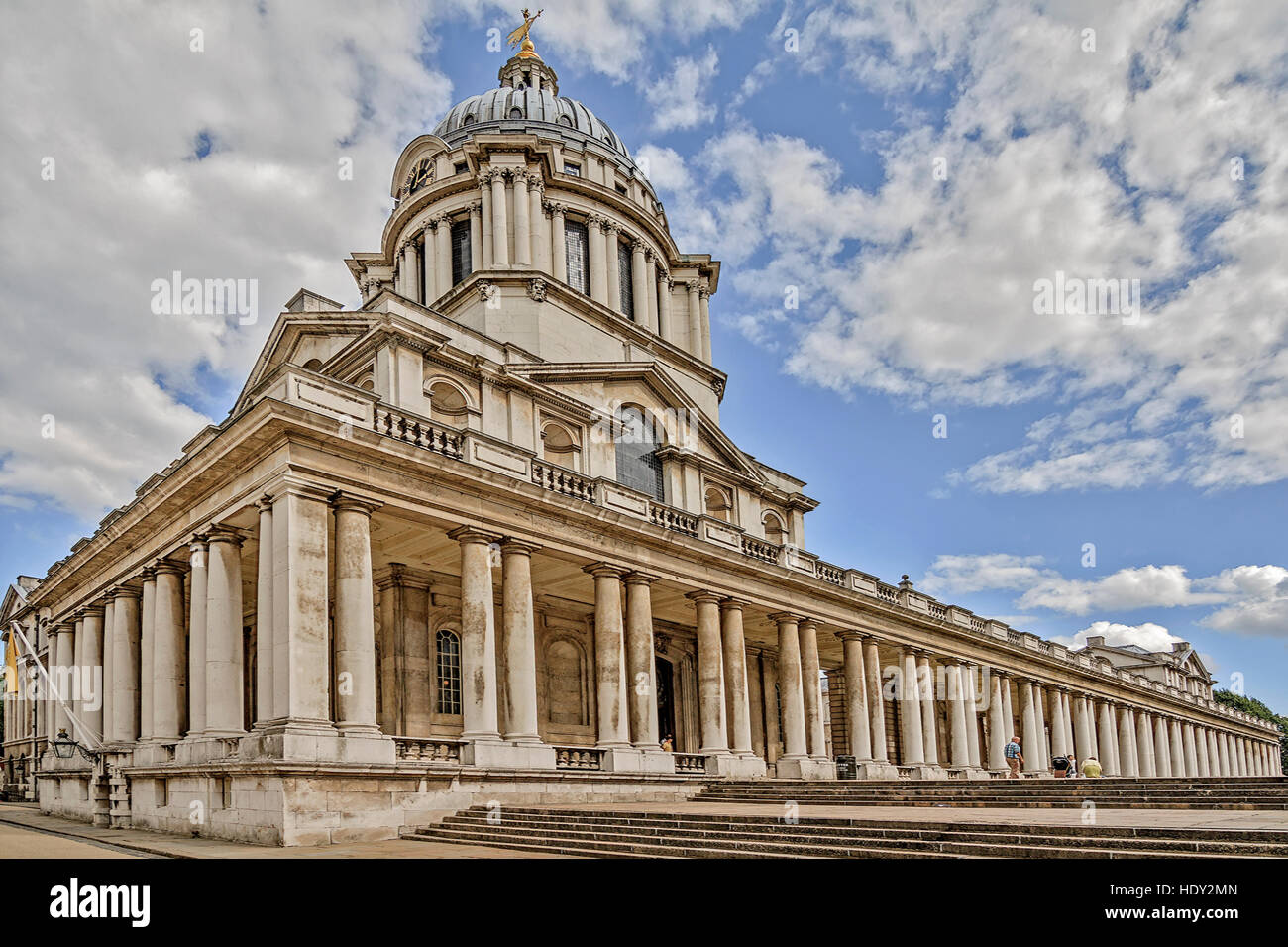The Chapel Old Royal Navy College Greenwich London Stock Photo
