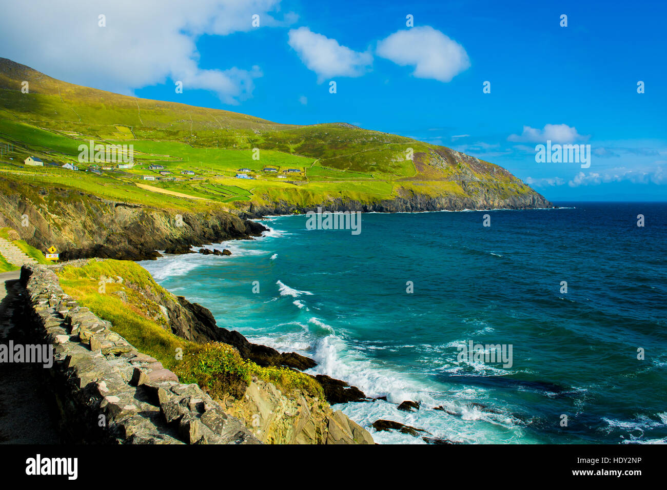 Settlement at the Coast of Slea Head in Ireland Stock Photo Alamy