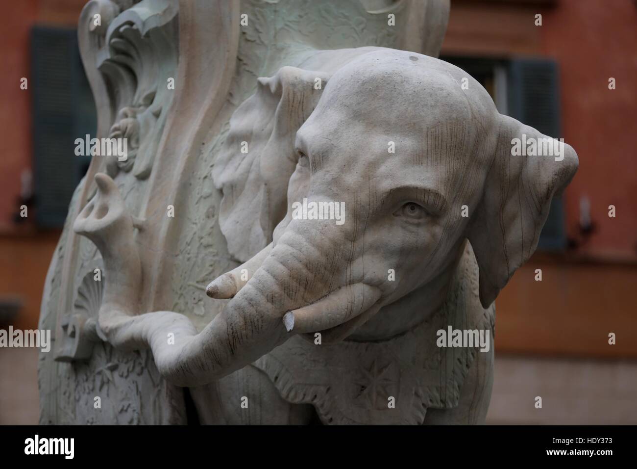 Gian Lorenzo Bernini statue of an elephant and obelisk which was