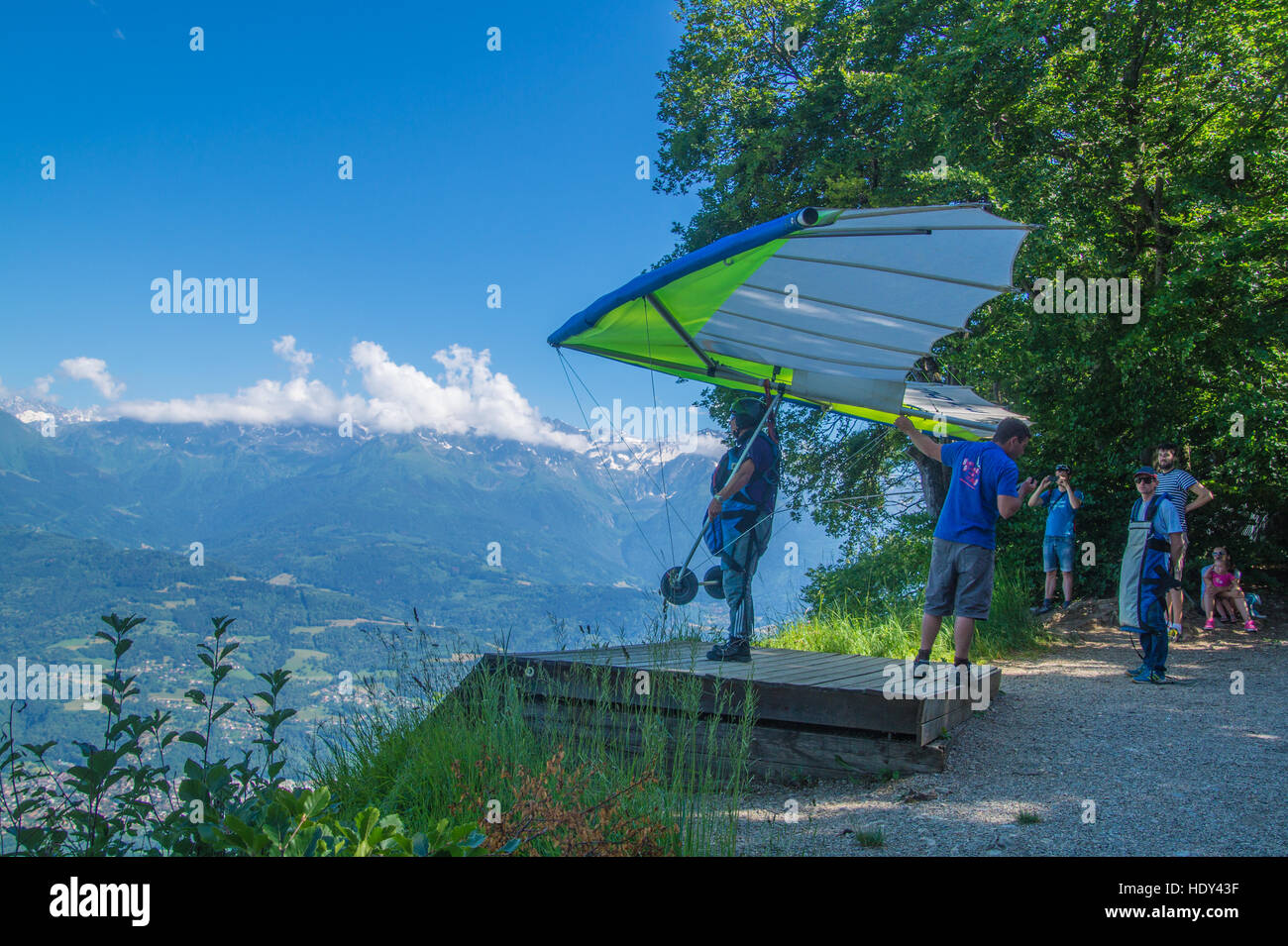 saint hilaire du touvet,isere,france Stock Photo