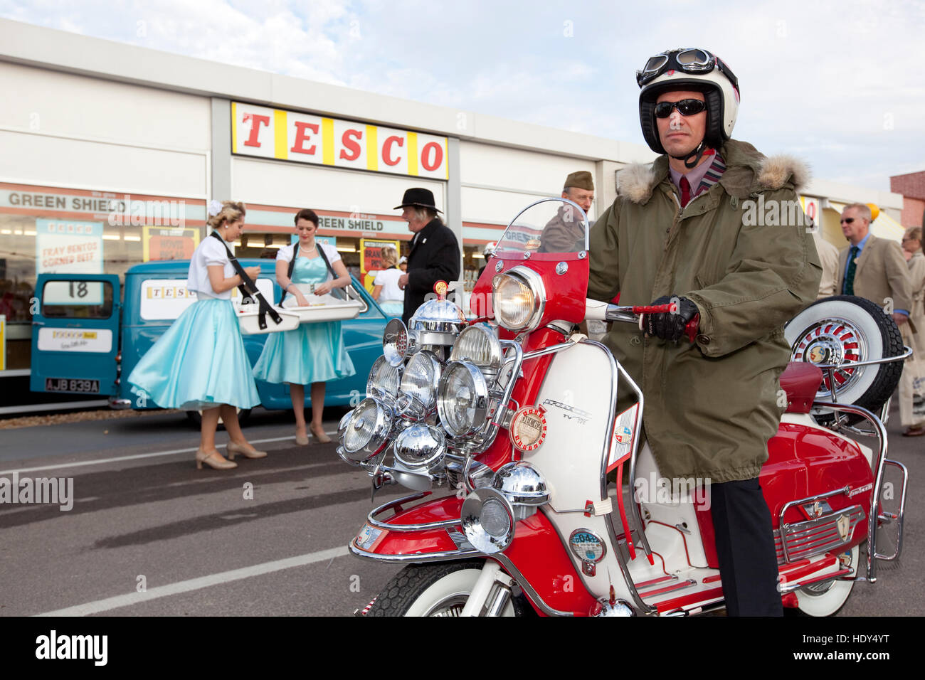 goodwood-revival-tesco-pop-up-store-stock-photo-alamy