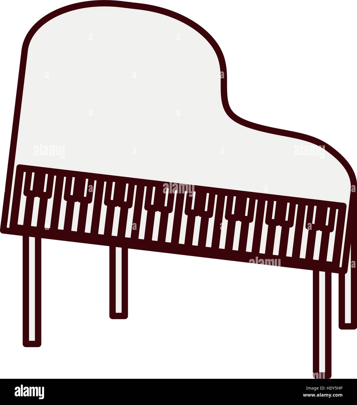 classic piano icon image vector illustration design Stock Vector Image ...