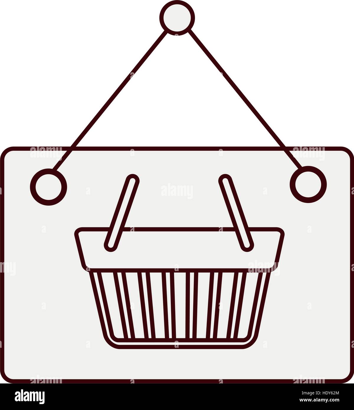 shopping basket icon image vector illustration design Stock Vector ...