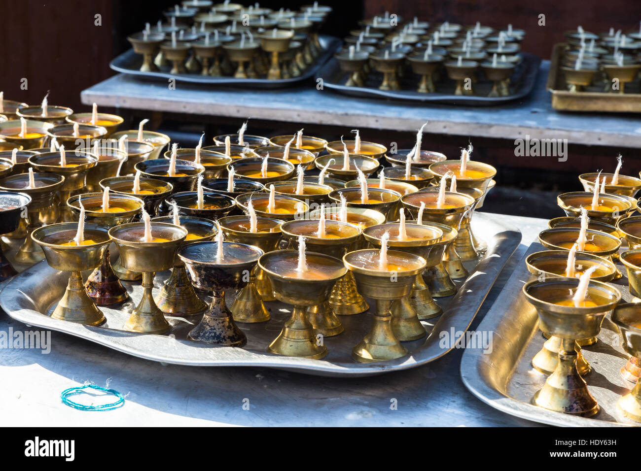 Tibetan prayer candles hires stock photography and images Alamy