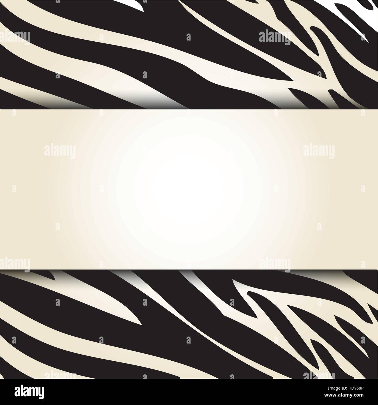 zebra animal print pattern blank emblem image vector illustration ...
