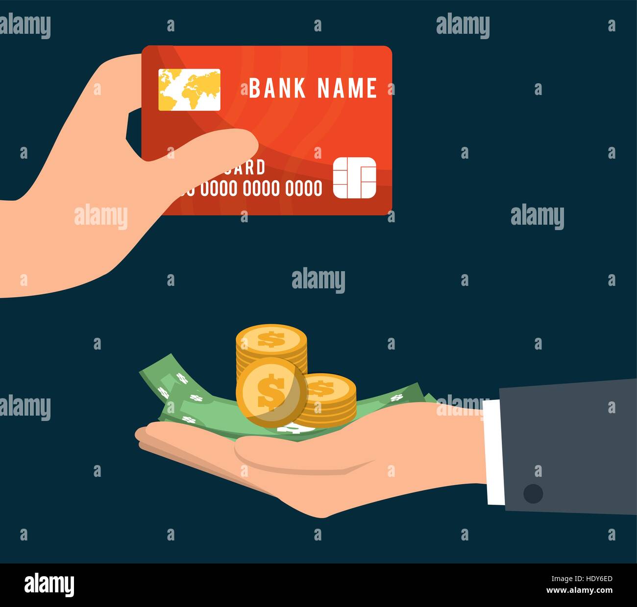 Self service queue Stock Vector Images - Alamy