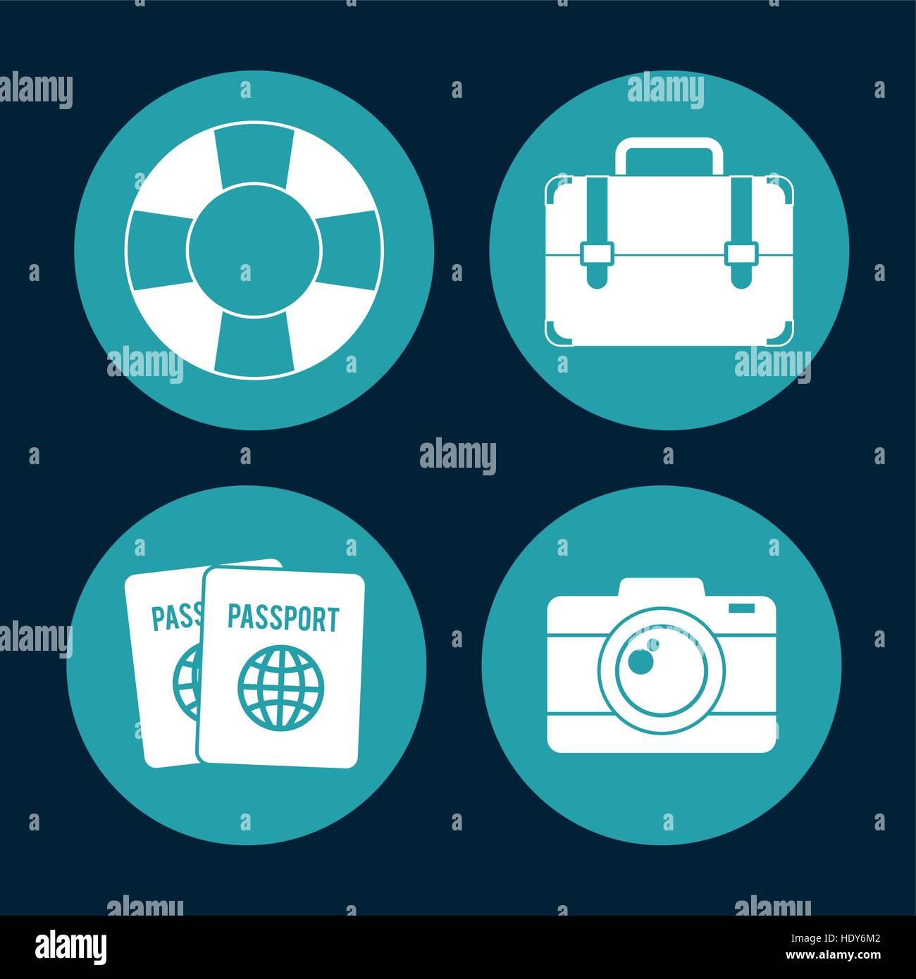 travel related button icons image vector illustration design Stock ...