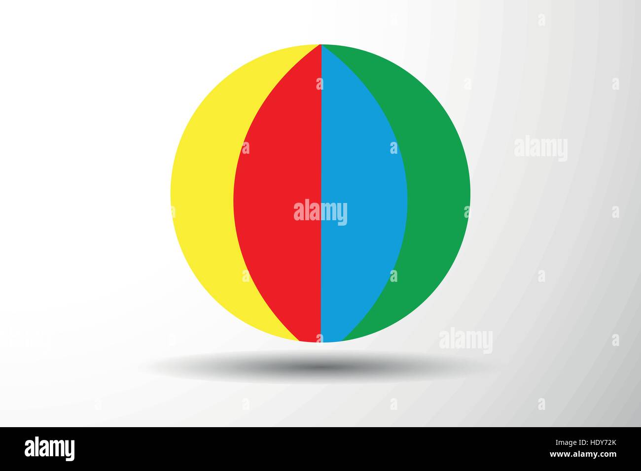 Colorful beach ball vector illustration Stock Vector Image & Art - Alamy