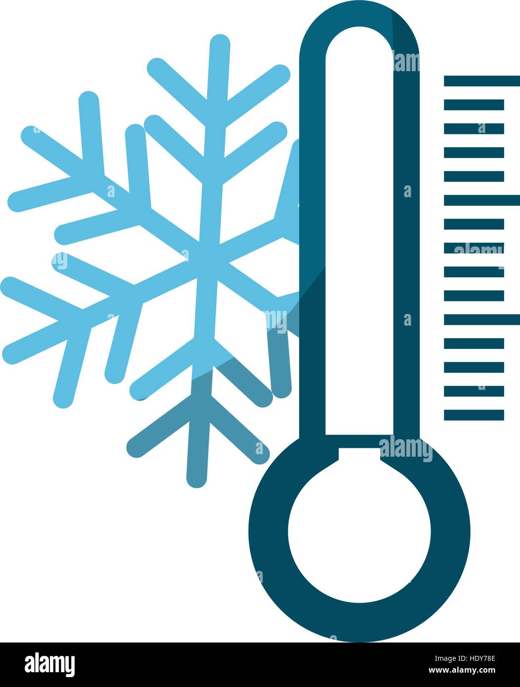 snowflake and thermometer icon Stock Vector Image & Art Alamy