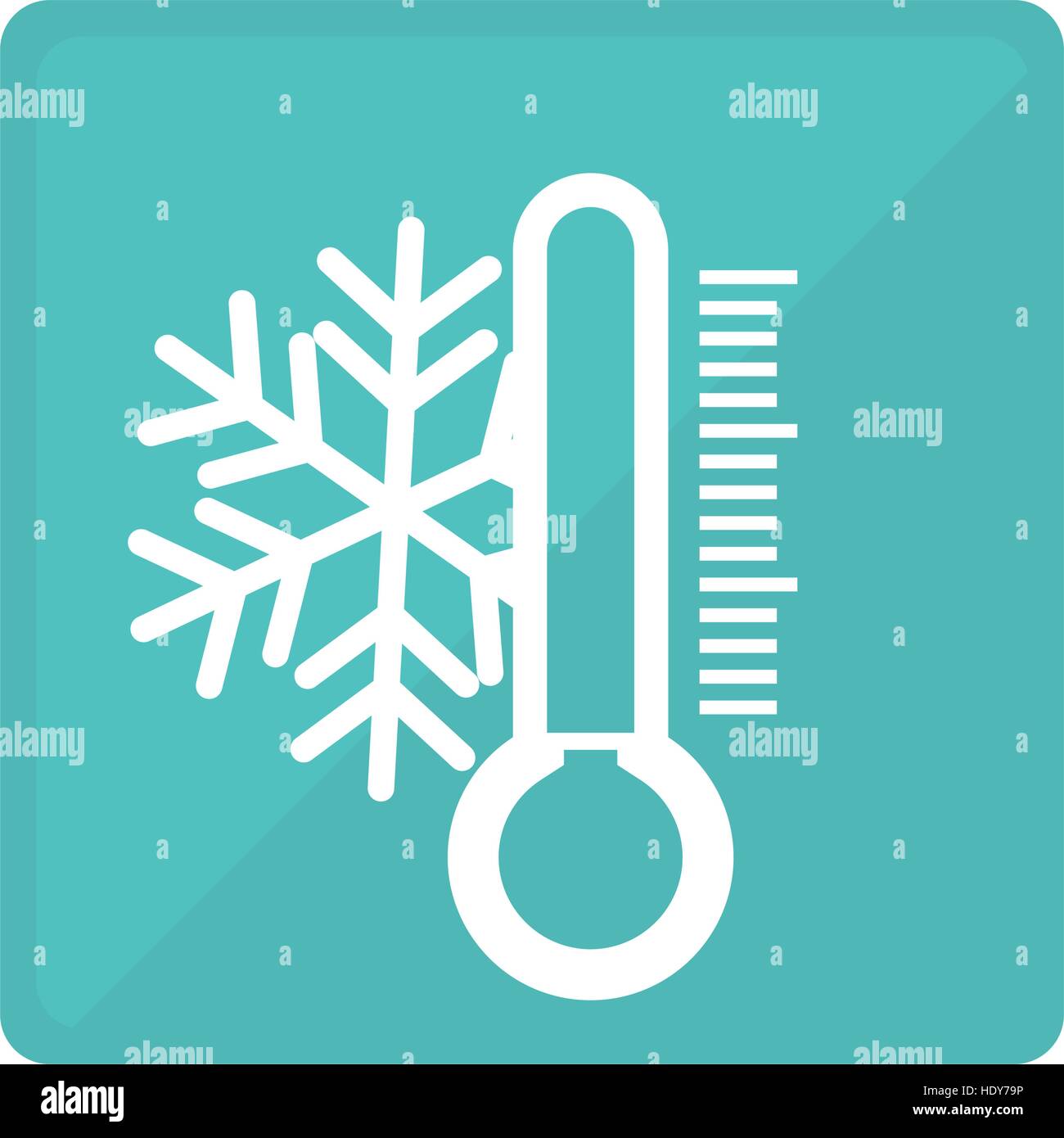 snowflake and thermometer icon Stock Vector Image & Art Alamy