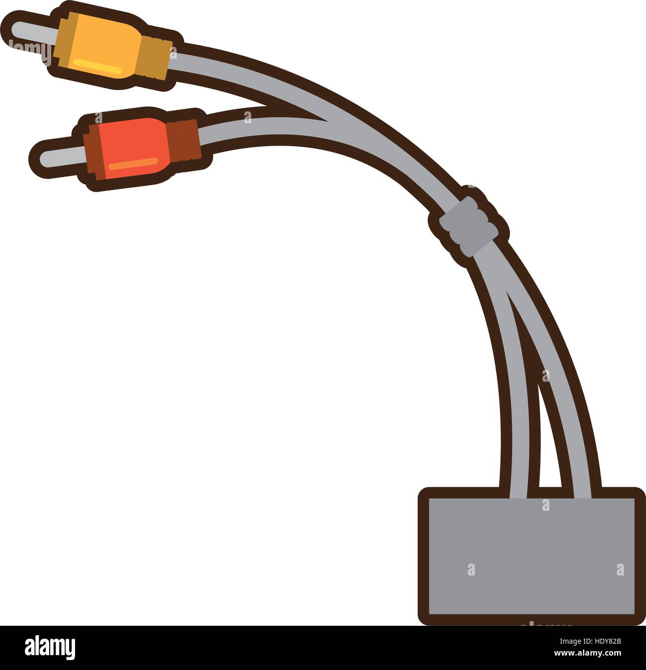 plug wire cable connection technology Stock Vector Image & Art Alamy