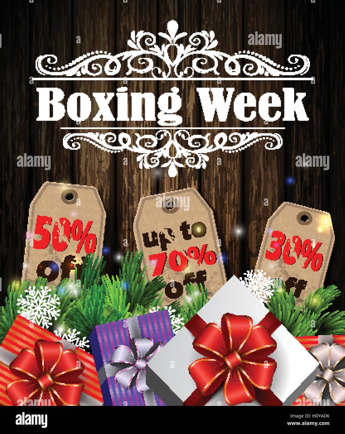 Boxing week Stock Vector Images - Alamy