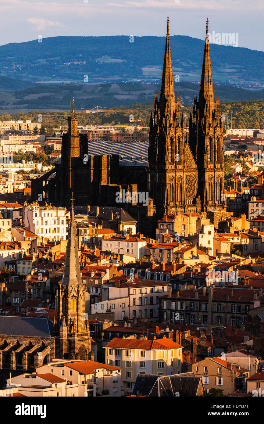 Auvergne clermont ferrand aerial cathedral hi-res stock photography and ...