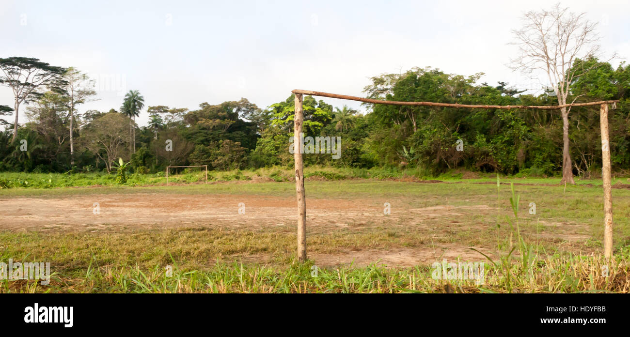 Soccer field in Africa Stock Photo Alamy