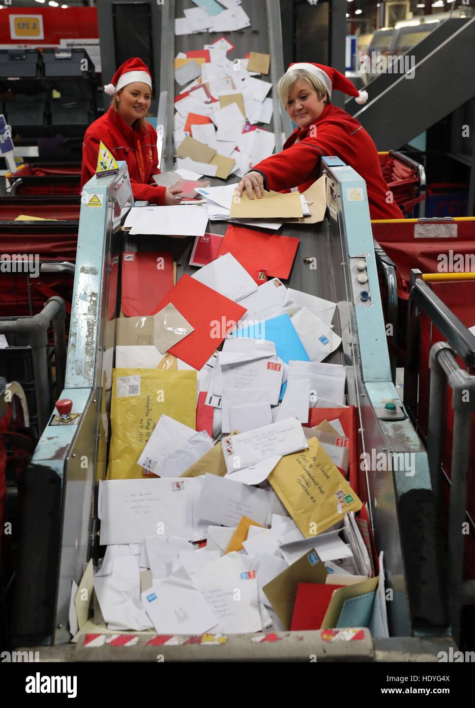 Joanna murray sort mail royal mails sorting office hires stock