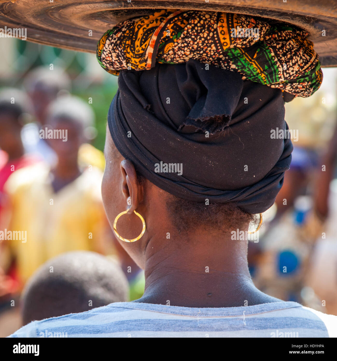 African woman carrying bowl on her head Stock Photo 129069762 Alamy