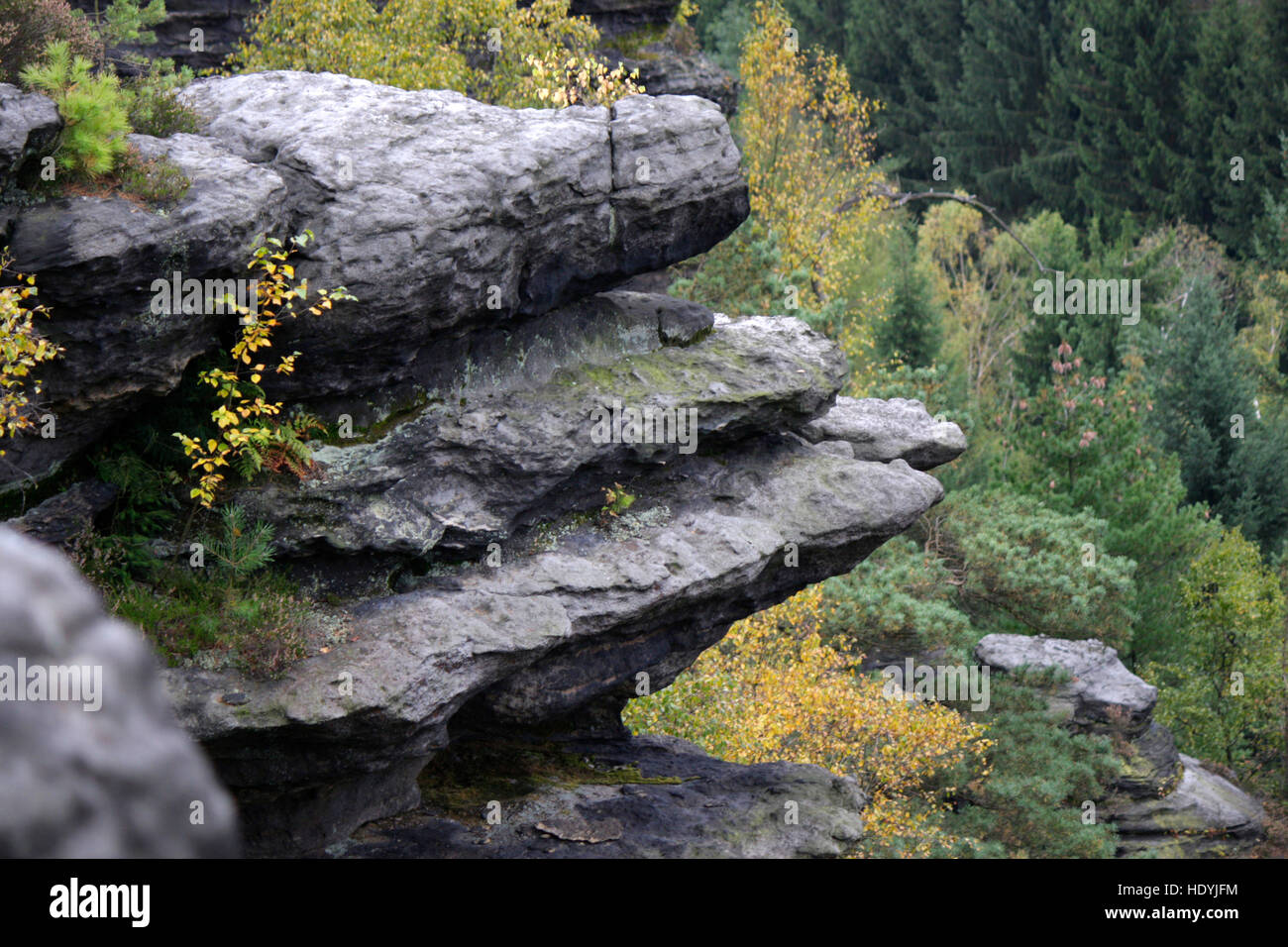 Impressionen: Bielatal - Saechsische Schweiz. Stock Photo
