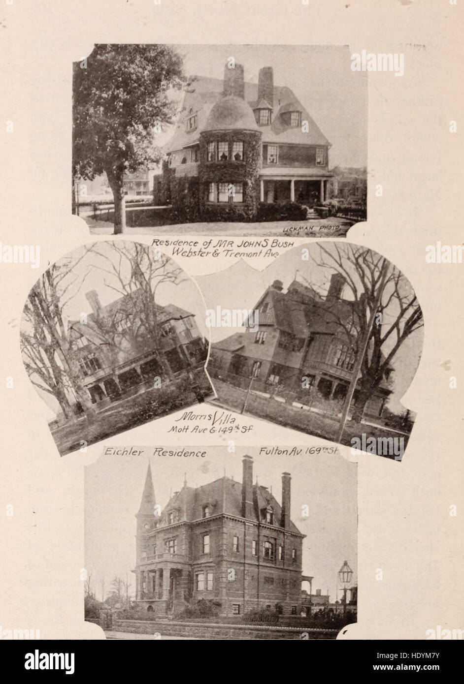 The Great north side, or, Borough of the Bronx, New York (1897) Stock Photo