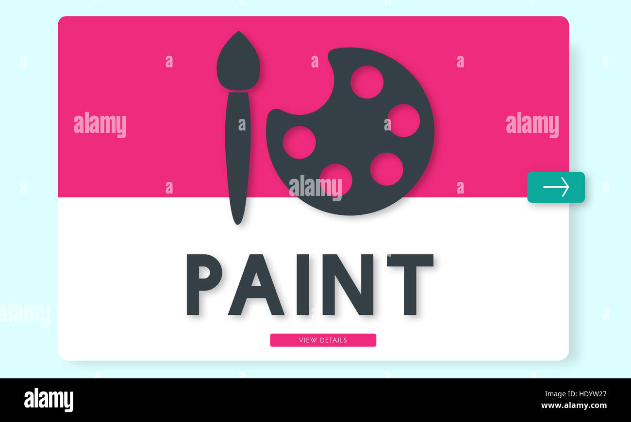 Art Paint Creative Creation Design Paint Drawing Concept Stock Photo