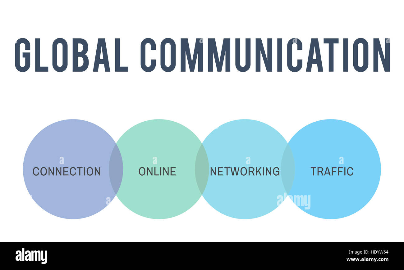 Internet Communication Network Icon Concept Stock Photo