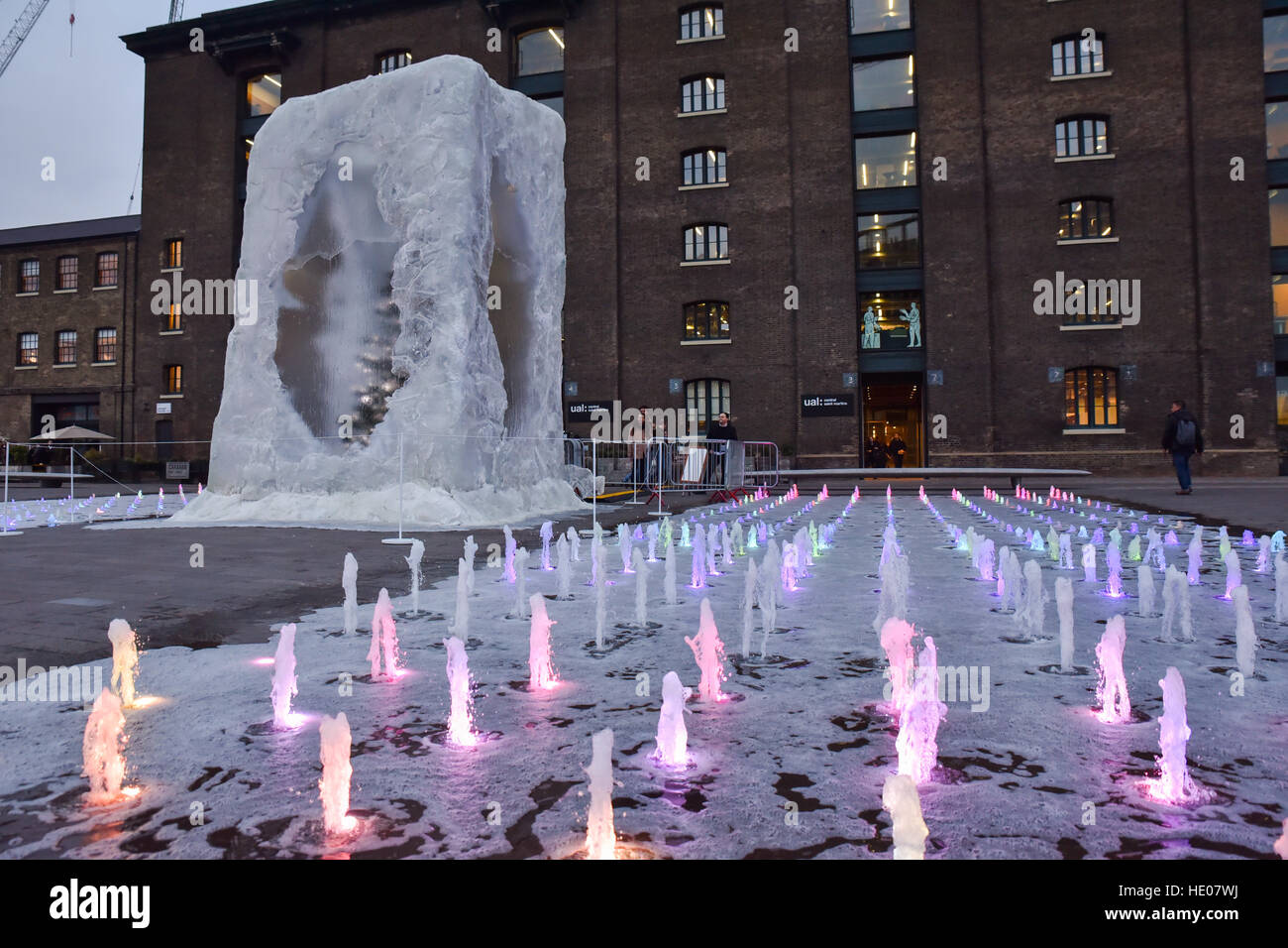 Granary square christmas tree