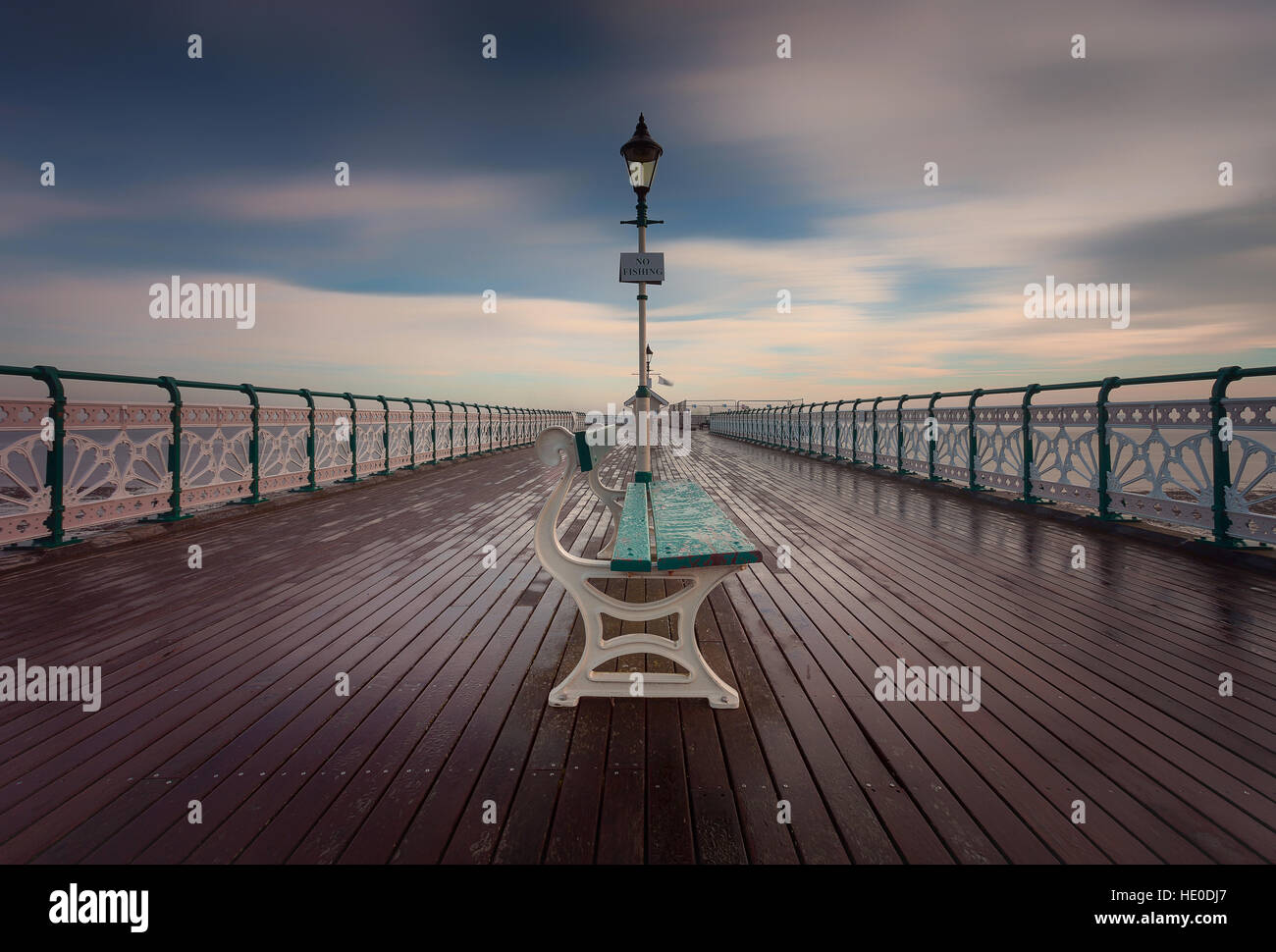 Penarth Pier South Wales Stock Photo