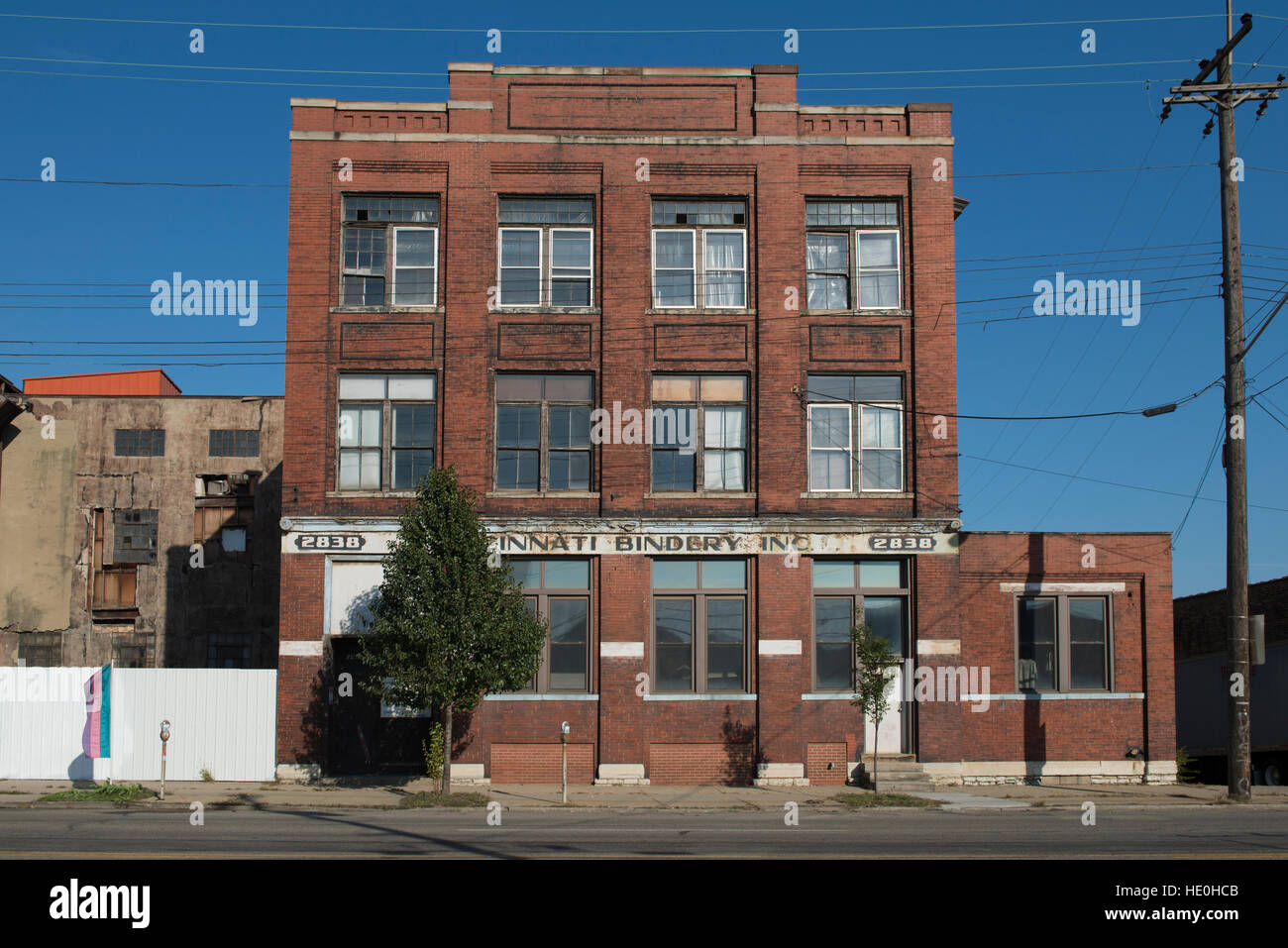 The abandoned Cincinnati Bindery building Stock Photo Alamy