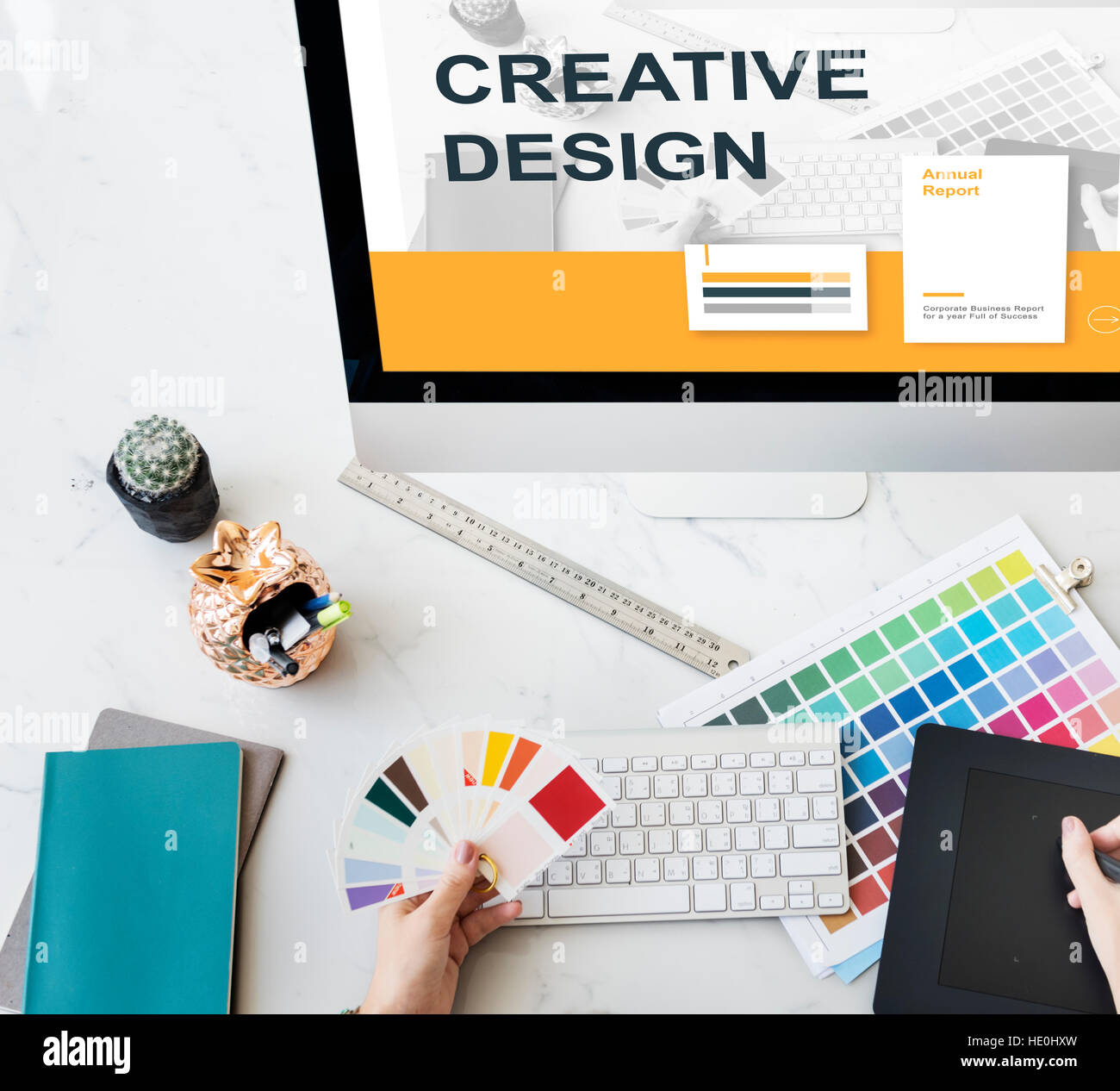 Creative Thinking Process Design Graphic Concept Stock Photo - Alamy