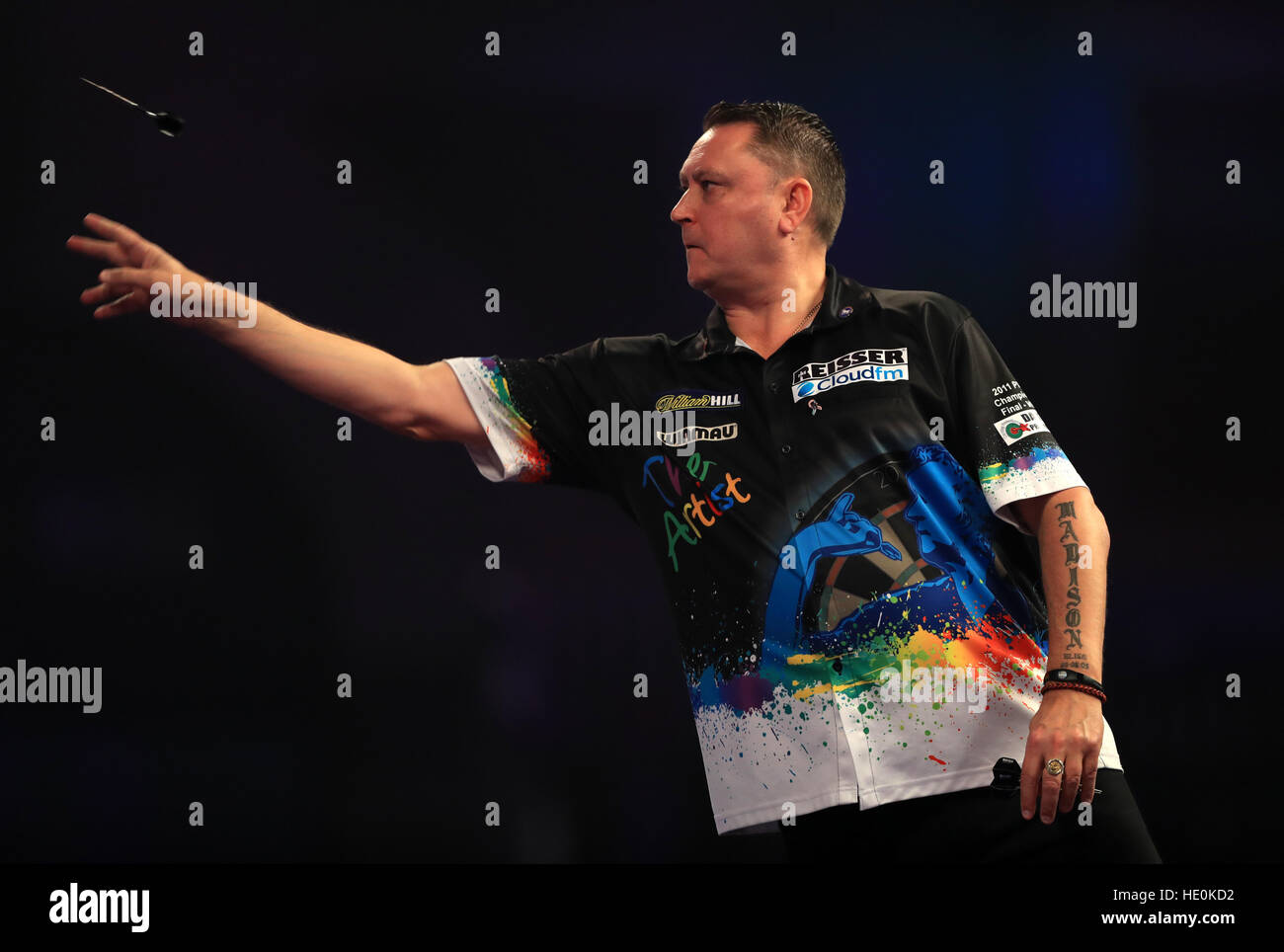 Kevin Painter during day one of the William Hill World Darts