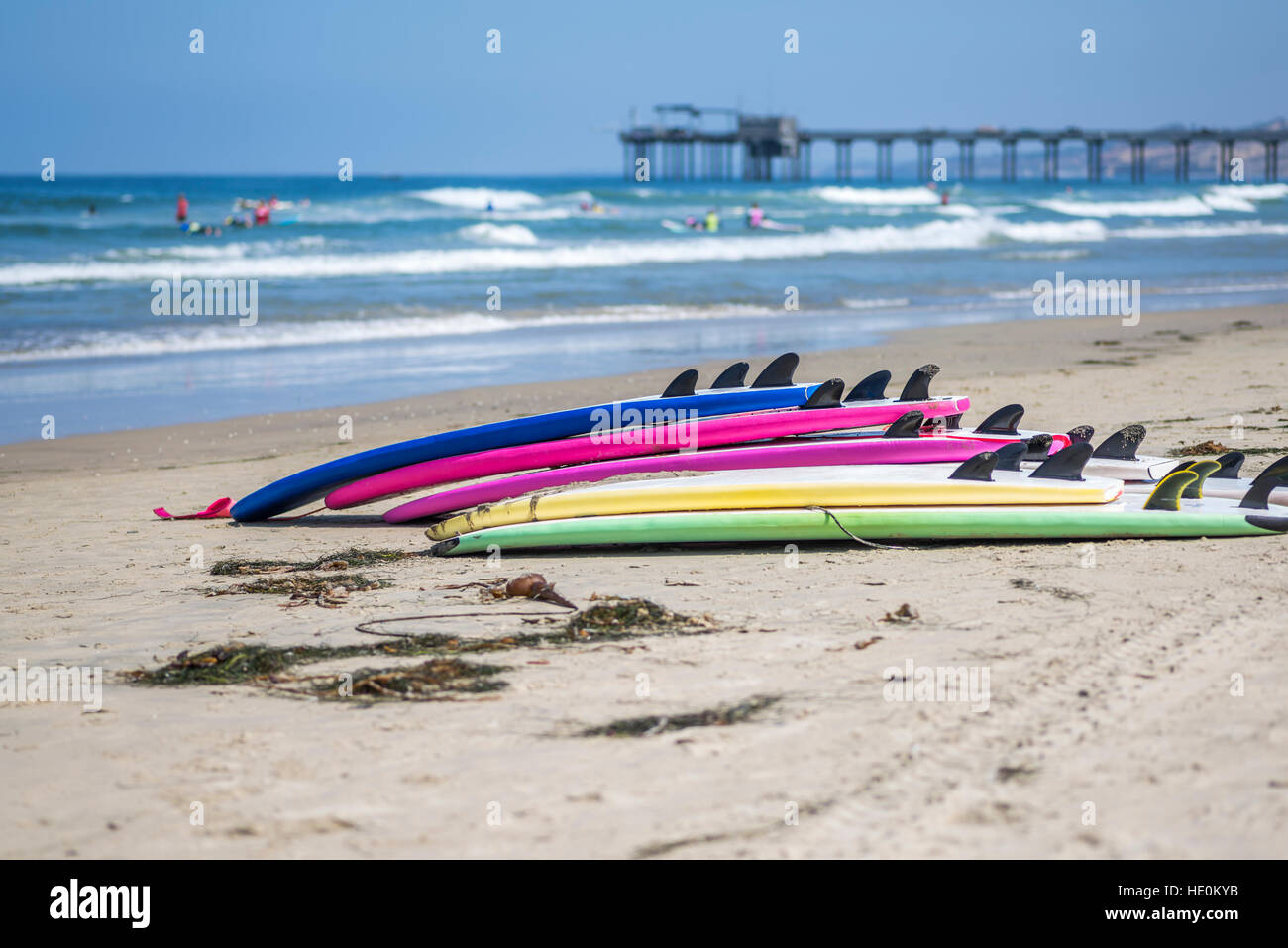 La Jolla Shores Beach. La Jolla, California, USA. Stock Photo