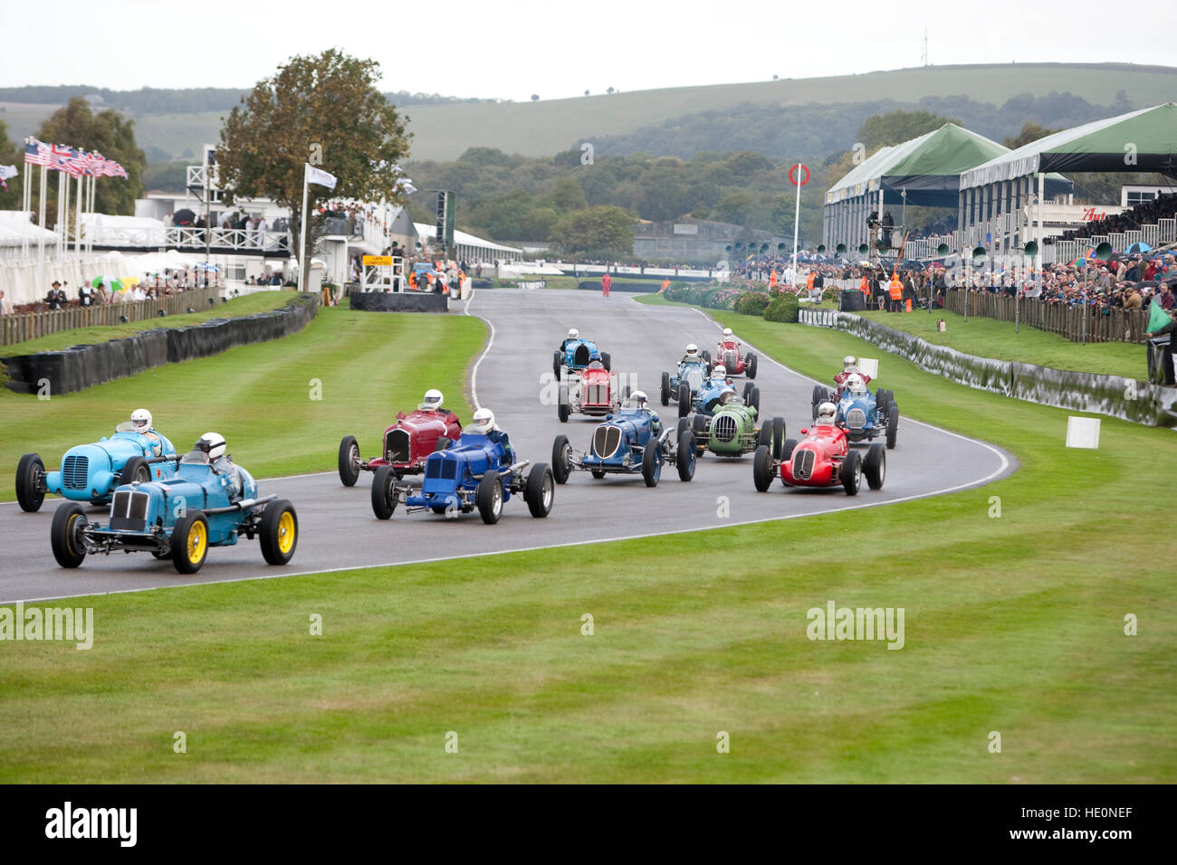 Goodwood Revival, Vintage Motoring Event Stock Photo