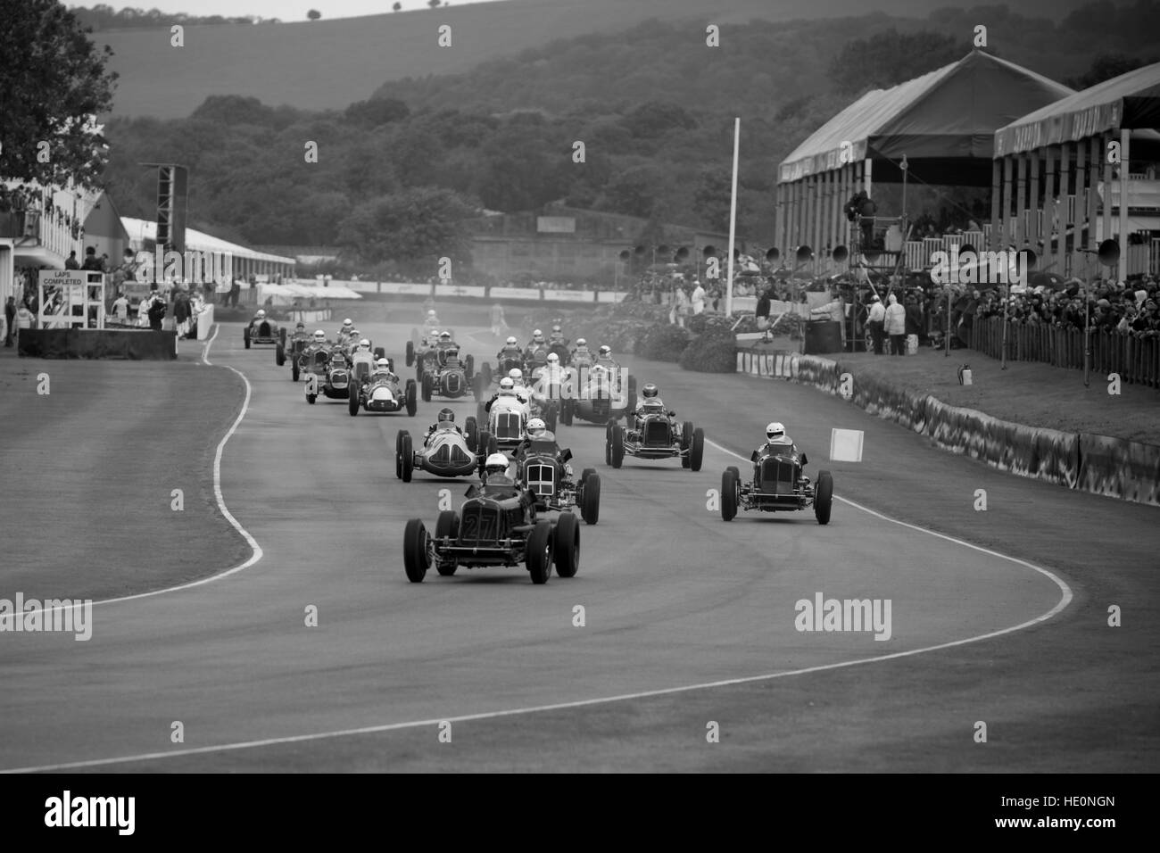 Goodwood Revival, Vintage Motoring Event Stock Photo