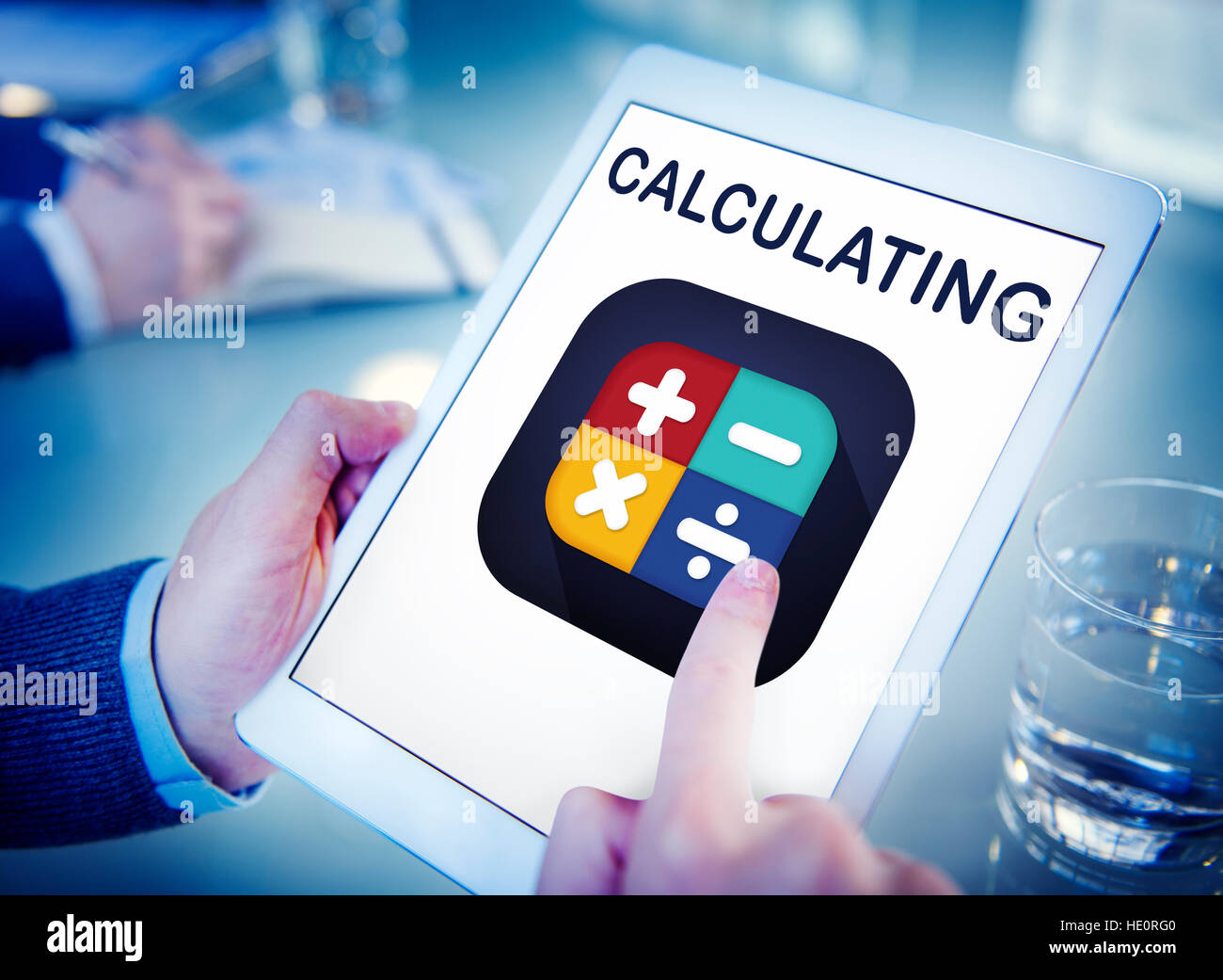 Calculator Financial Function Buttons Concept Stock Photo Alamy