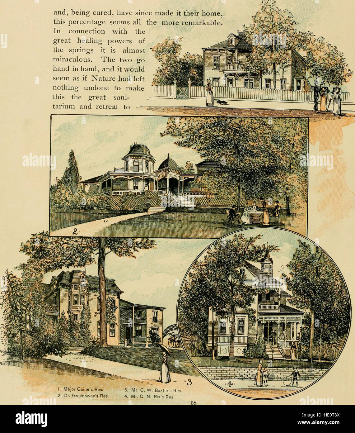 Hot Springs, Arkansas; its hotels, baths, resorts and beautiful scenery
