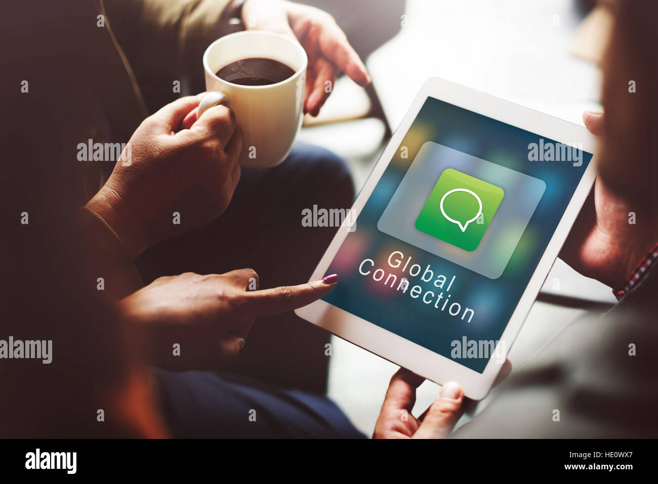 Perception Connection Application Application Connection Digital Internet Graphic Concept Stock Photo - Alamy