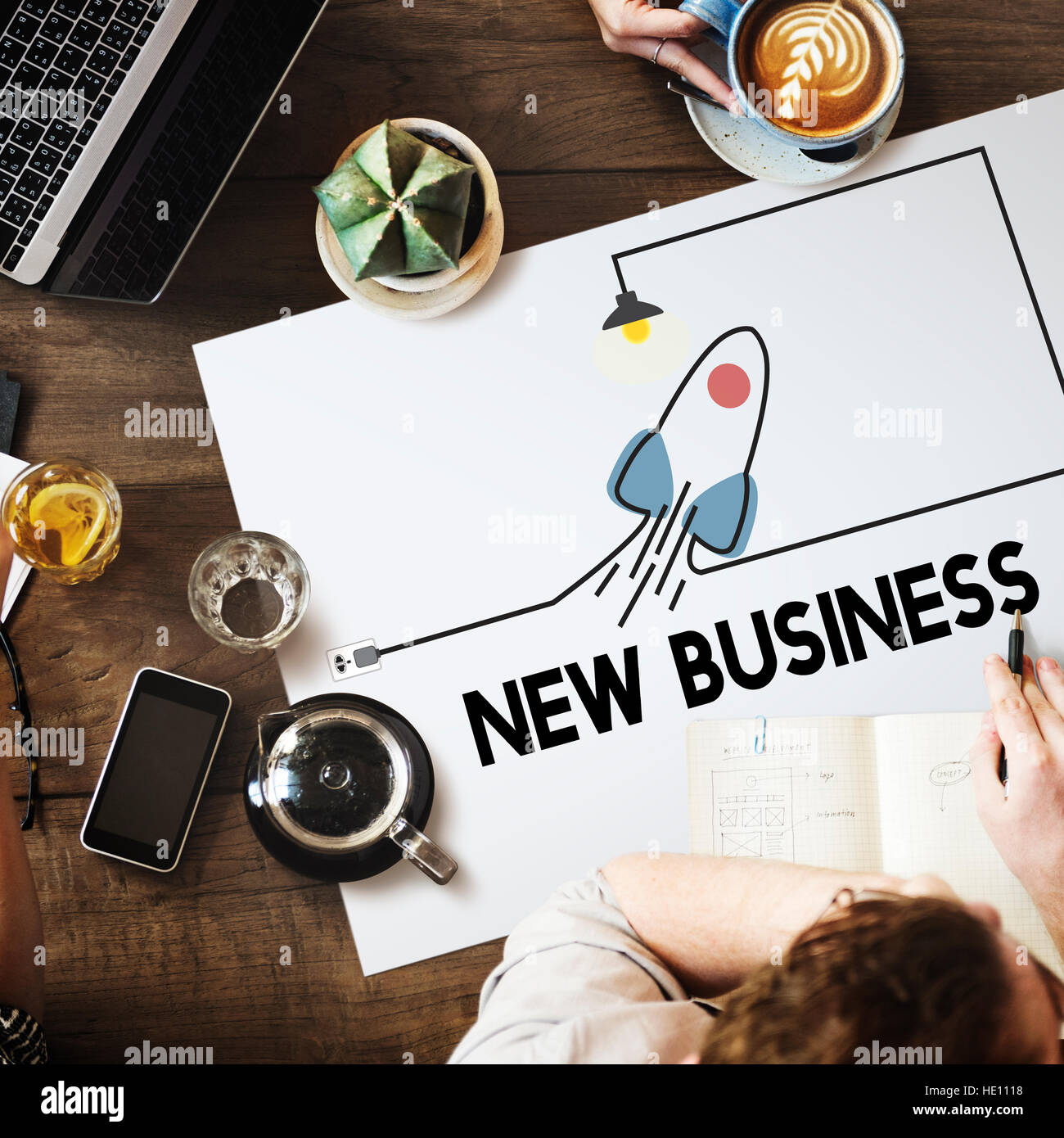 Vision Startup Plan New Business Entrepreneur Concept Stock Photo Alamy
