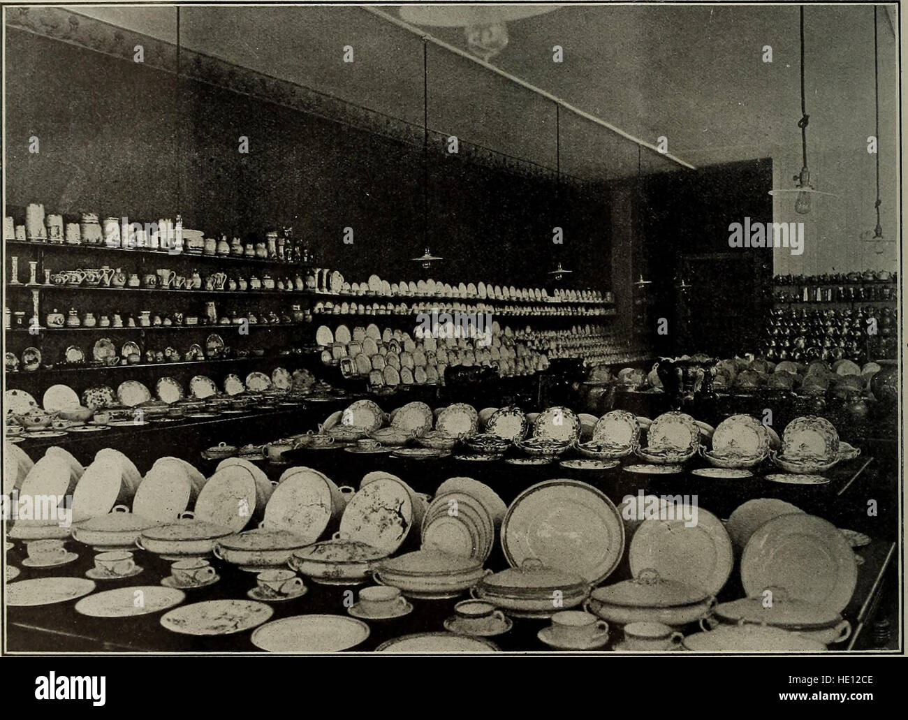Crockery and glass journal (1875 Stock Photo Alamy