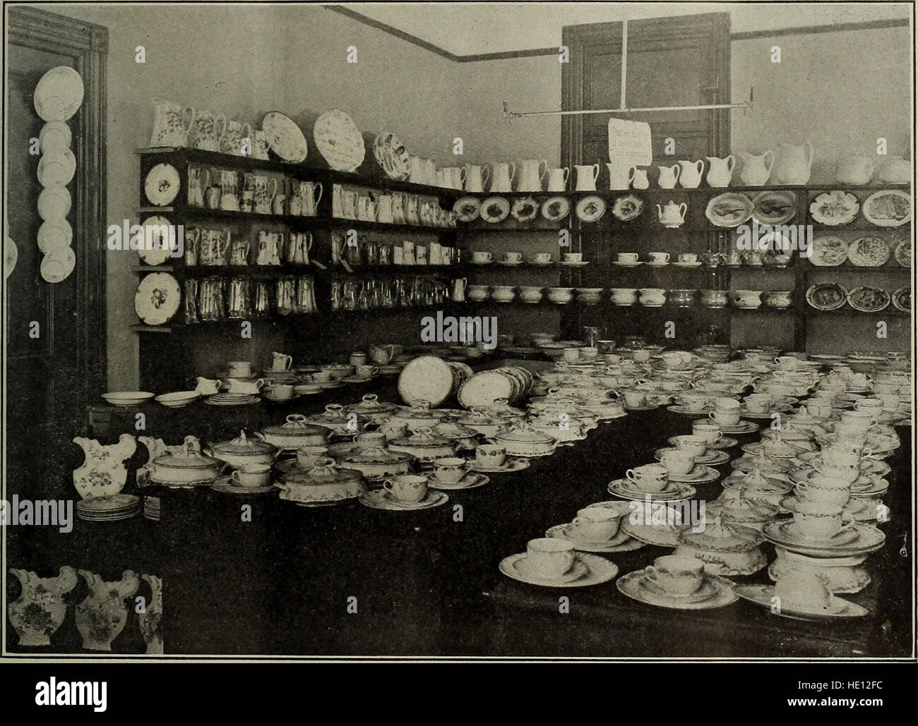 Crockery and glass journal (1875 Stock Photo Alamy