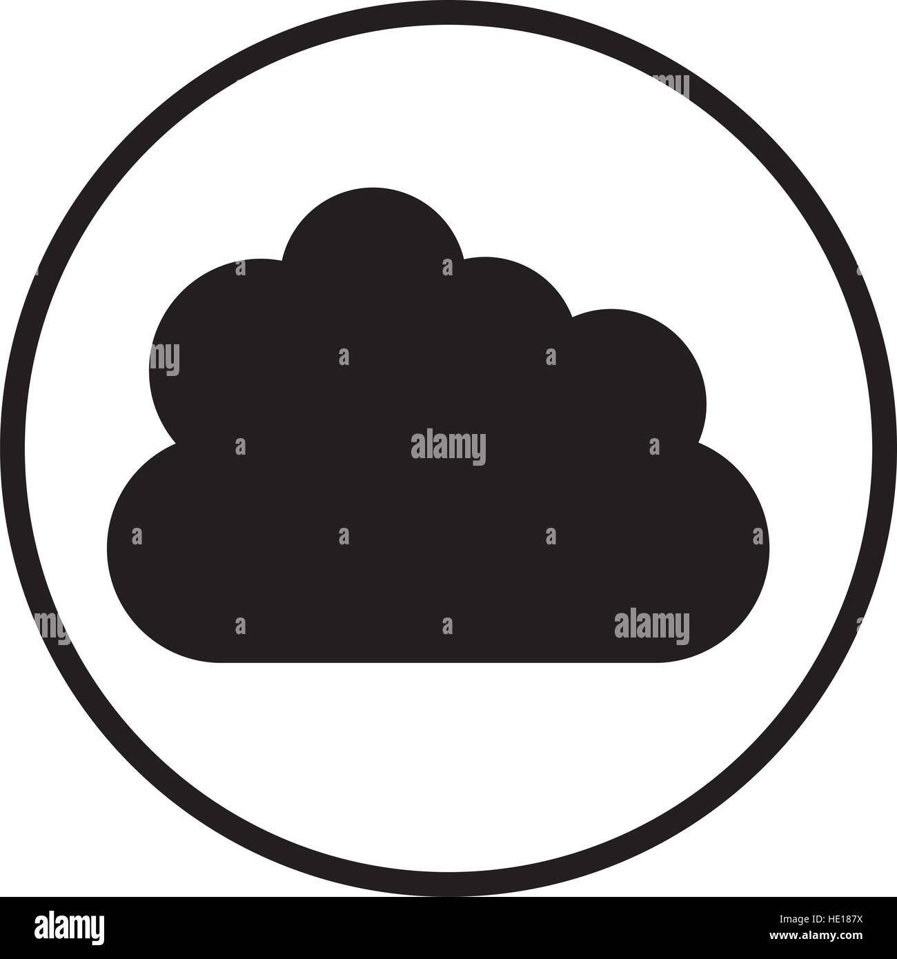 Isolated cloud design Stock Vector Image & Art - Alamy