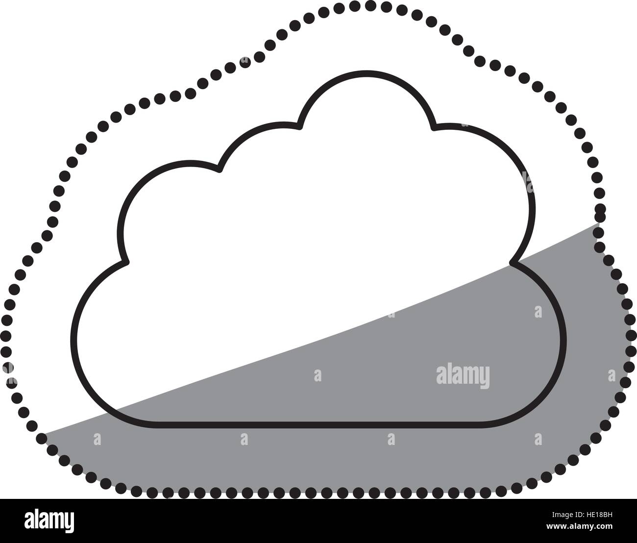 Isolated cloud design Stock Vector Image & Art - Alamy