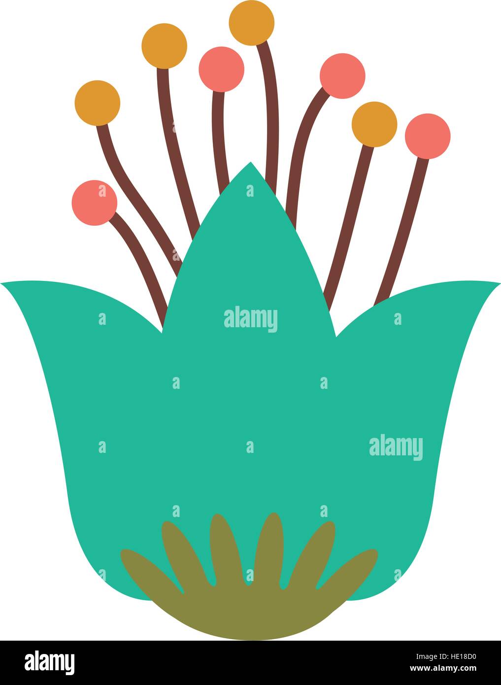 Isolated flower decoration design Stock Vector Image & Art - Alamy