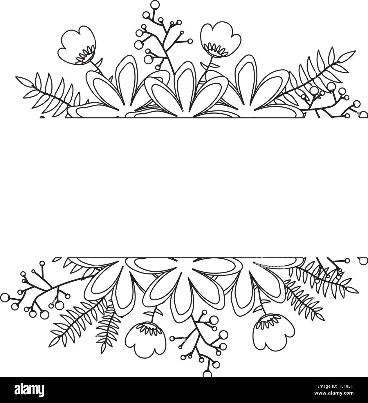 Isolated flowers decoration design Stock Vector Image & Art - Alamy