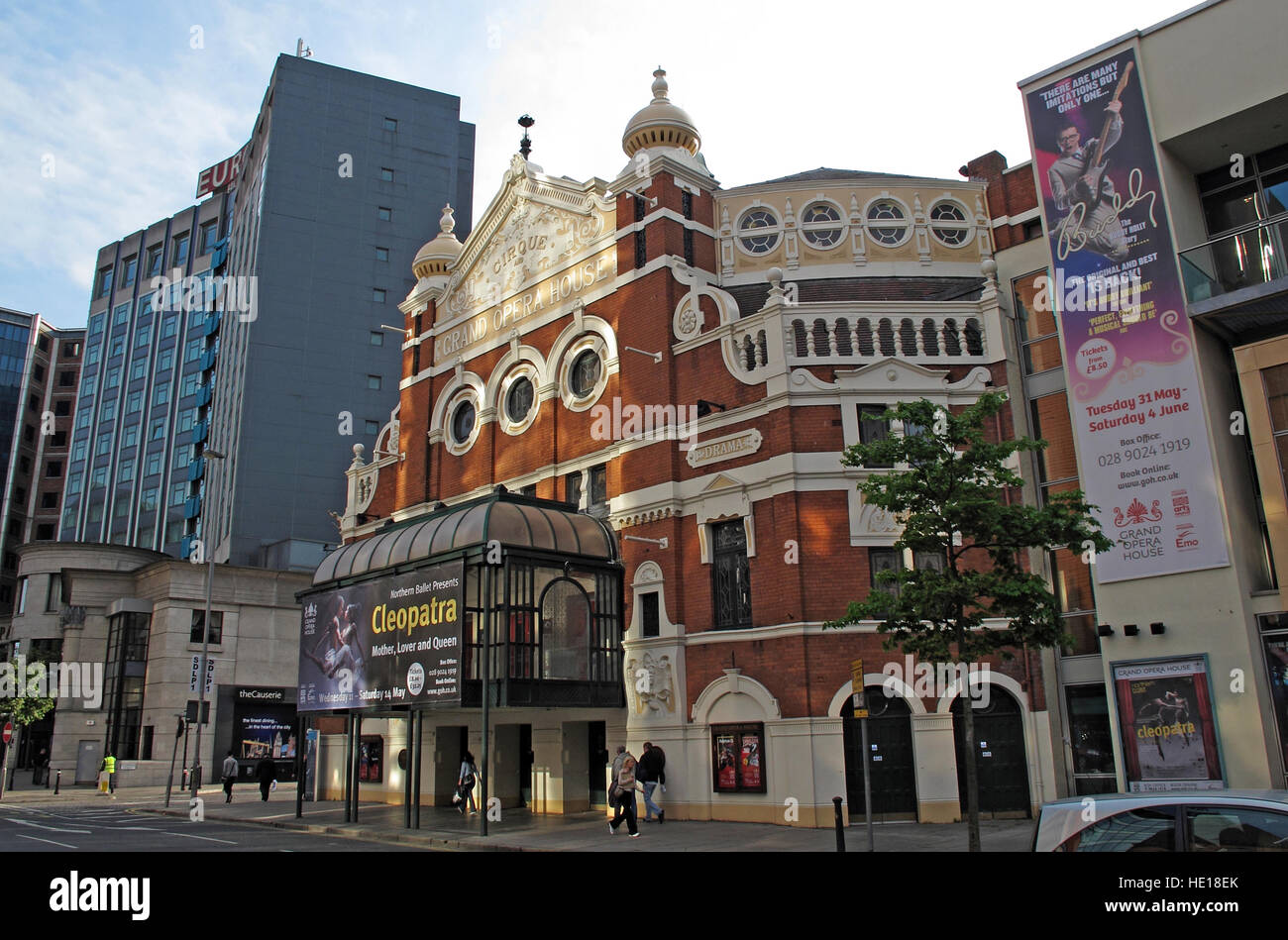 Belfast Grand Opera House,Great Victoria St,Northern Ireland,UK Stock Photo