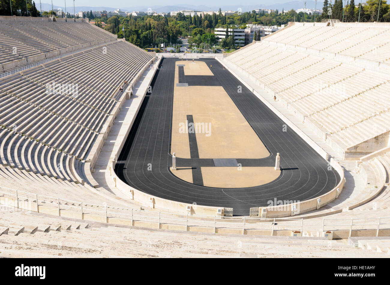 The Panathenaic Stadium, Athens, Greece Stock Photo